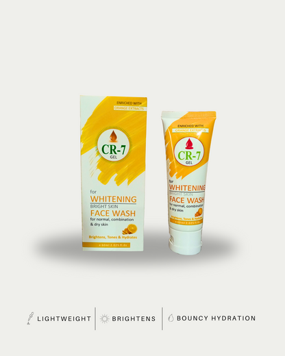 CR-7 Whitening Face Wash – Your Glow, Your Confidence!